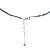 Gemshine - Damen - Halskette - Saphir - Perle - Vergoldet - Blau - Weiß - 45 cm – Bild 4