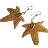 Gemshine - Damen - Ohrringe - Vergoldet - Blatt - Ahorn - Natur - 6,5 cm – Bild 3